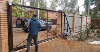 Купить услугу монтаж ворот Ломоносов, цена от 2606 руб.