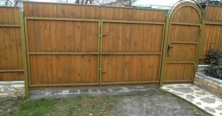 Купить распашные ворота деревянные Ломоносов, цена от 2763 руб.